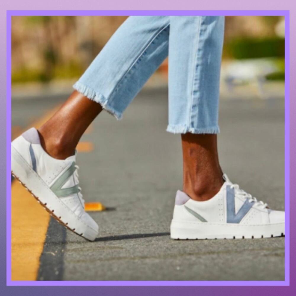 Vionic Womens Simasa Leather Casual and Fashion Sneakers
